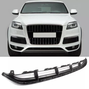 Front Lower Center Bumper Grille For 2010~2015 Audi Q7 S-Line Textured Black . - Picture 1 of 10