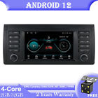 7"Android 12 Head Unit GPS SAT Navi Radio Carplay for BMW 5 Series E39 X5 E53 M5