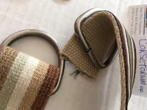 2 hebillas de metal pesado sin soldadura anillo en D correas níquel se adapta a correas 1,5" - Imagen 1 de 5