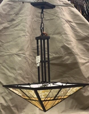 Kichler-Three Light Olde Bronze Up Pendant-65316 Old Prairie Ridge Collection - Image 1 of 4