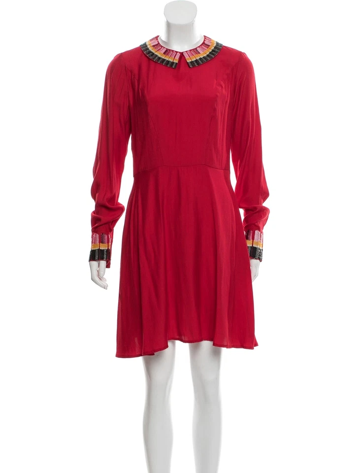 Vestido Jessica lápiz labial de lentejuelas para mujer Rachel Antonoff 278273, rojo, 10 Foto 1 de 4