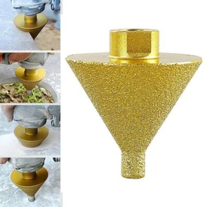 Diamond Beveling Chamfer Bit for Angle Grinders,8mm/50mm Countersink Drill Bit U - Picture 1 of 15