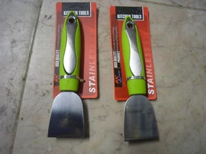 New ! 2 PK Kitchen Tools Stainless Steel Cheese Grater Tea Strainer Tomato Knife - Picture 1 of 1