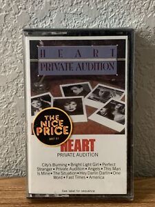 HEART: Private Audition Cassette Tape - NEW SEALED