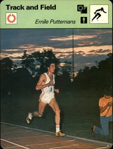 1977-79 Sportscaster Series 80 Multi-Sport Oversize Card #8017 Emile Puttemans