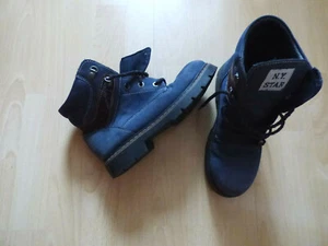 NY STAR Chelsea Boots, Schnürboots, Gr. 37 in Blau - Bild 1 von 9