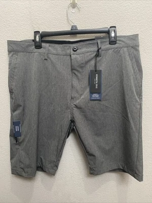 Nuevo Kenneth Cole Para hombres Talla 38 Gris Delgado FIt Tech Corto Elastizado Nuevo con Etiquetas $69 Foto 1 de 4