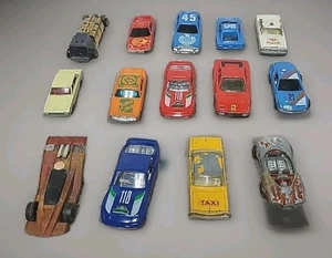 Lot of 14 VTG & Modern Diecast Cars Hot Wheels Matchbox Ferrari NASCAR Taxi 1:64 - Picture 1 of 7