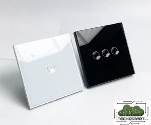 NEW Concave Design WiFi Smart Light Switch Neutral Wire Optional Tuya No Neutral - Picture 1 of 16