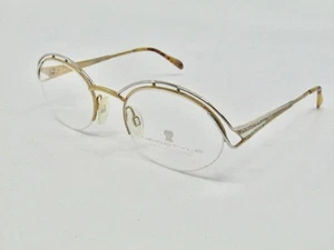 Neostyle Dynasty Eyeglass Frames 51-20-135 Gold Silver Half Rim 473-995 Glasses - Picture 1 of 4