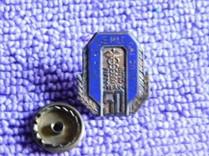 Sterling Silber Emaille Illinois State Medical Society 50 Jahre Mitglied Pin - Bild 1 von 3