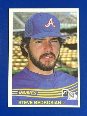1984 Donruss Baseball Steve Bedrosian Atlanta Braves #565 - Image 1 of 2