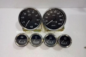 Smiths replica Gauges kit 100 mm mechanical speedo tacho 52 mm electrical gauges - Picture 1 of 5