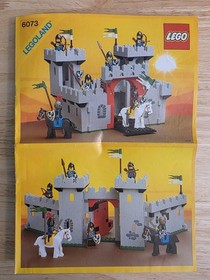 Lego Castle Black Knight's Castle (6073) Instruction Booklet Only Vintage 1984