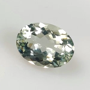 9.06 Ct Natural Green Amethyst High Luster Oval Shape - 8827 - Picture 1 of 2