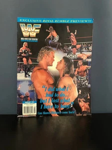 WWE Feb 1997 Sid/Shawn Michaels Wrestling Magazine - Picture 1 of 1