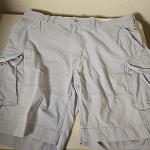 Polo Ralph Lauren pantaloncini cargo uomo 42 blu chiaro 10" cuciture interne anni 90/00 preppy vintage - Foto 1 di 11