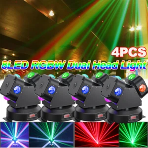 150W RGBW 2 Head Moving Head Light DMX for DJ Karaoke Dance Hall KTV Disco Bar - Picture 1 of 14