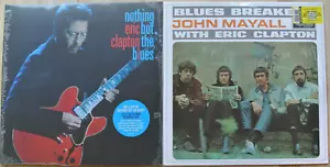 ERIC CLAPTON Nothing But The Blues 2-LP + EC & J MAYALL & BLUESBREAKERS LP Vinyl - Picture 1 of 3