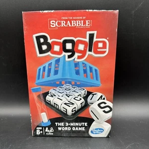 Boggle From The Makers of Scrabble 3 Minute Word Game Hasbro 2014 - Picture 1 of 8