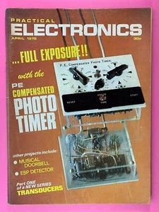 PRACTICAL ELECTRONICS - Magazine - April 1975 - ESP Detector - Musical Doorbell - Imagen 1 de 3