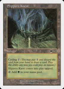 4 Slippery Karst 4x x4 - LP - Beatdown Box - SPARROW MAGIC - mtg - - Picture 1 of 1
