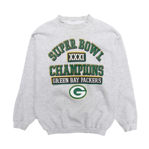 Vintage Green Bay Packers Super Bowl XXXI Champions Sweatshirt XL 1997 90s NFL Cover