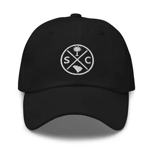 Retro South Carolina Baseball Hat SC Emblem Dad Hat Cap - Picture 1 of 12