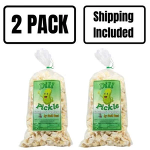 Dill Pickle Popcorn | Pack of 2 | 2 oz | Non-GMO | Shipping Included | Gold Dust - Picture 1 of 5