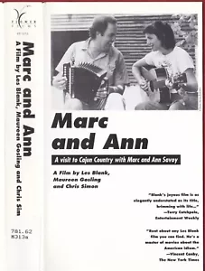 Marc and Ann (Savoy) Visit to Cajun Country VHS Video (1991) - Imagen 1 de 2