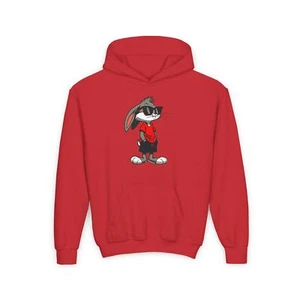 Bugs Bunny Hoodie, Cartoon,Youth Heavy Blend Hooded Sweatshirt - Picture 1 of 7