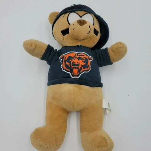 NFL Chicago Bears 14" Plush Bear Wearing Logo Sweater & Spellout Hat Good Stuff Cover