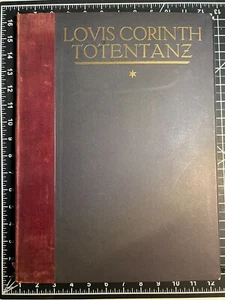 Signed Cover Page for Dance of Death (Totentanz), 1922 - Original Portfolio Case - Foto 1 di 4