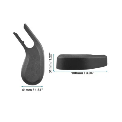 Cubierta de tuerca del brazo del limpiaparabrisas trasero 1 pieza negra para Volvo XC60 2018-2022 31693536 Foto 1 de 4