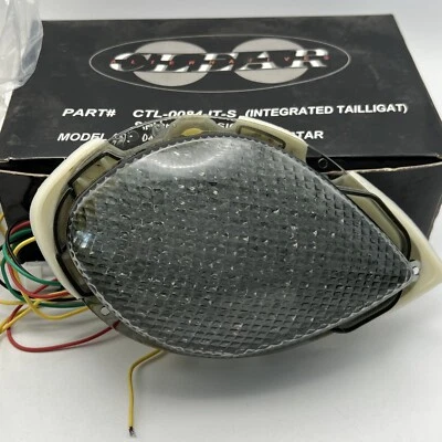 Luz trasera incorporada alternativa transparente versión humo 04-06 Yamaha Road Star Foto 1 de 4