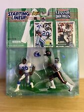 1997 STARTING LINEUP KENNER CLASSIC DOUBLE BARRY SANDERS & WALTER PAYTON MINT