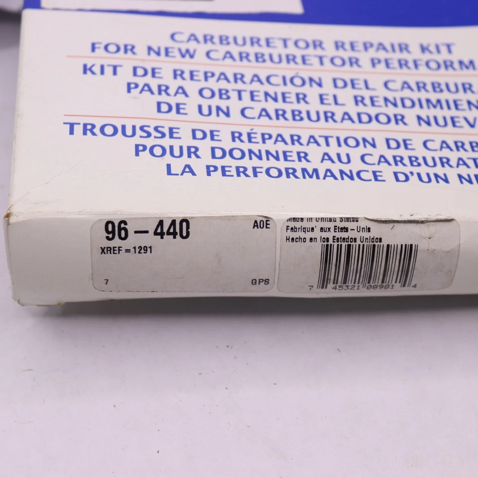 Kit de carburador GP Sorensen 96-440 - Imagem 1 de 3