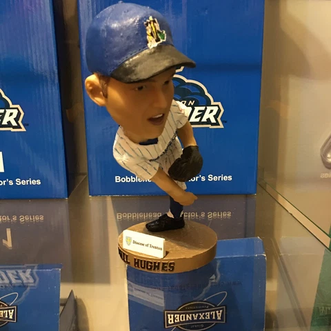 Trenton Thunder Phil Hughes Bobblehead Figure Yankees SGA 2011 New In Box Cover