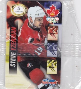 STEVE YZERMAN VALUE-NET 1998 KANADA OLYMPISCHE WINTERSPIELE $ 5,00 ANRUFKARTE VERSIEGELT! - Bild 1 von 2