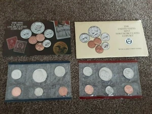 Juego de monedas sin circular 1990 como nuevas de EE. UU. Nunca abierto. Ver descripción - Imagen 1 de 3