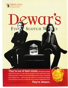 1999 VINTAGE PRINT AD - DEWAR'S SCOTCH ....CO-CREATORS OF CRANIUM... - Bild 1 von 1