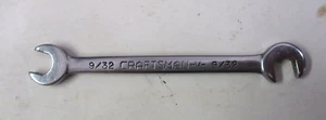 Craftsman -V- Open End 9/32 SAE Chrome Wrench Miniature Mini Micro Midget Vtg - Picture 1 of 2