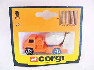 CORGI JUNIORS J9 53082 "ZEMENTMISCHER LKW, ORANGE". MIB/BOXED/CARDED/BLISTER - Bild 1 von 5
