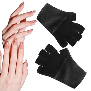 Nail Art Glove UV Protection Glove Anti Black Gloves Protecter For LED Lamp - Picture 1 of 11