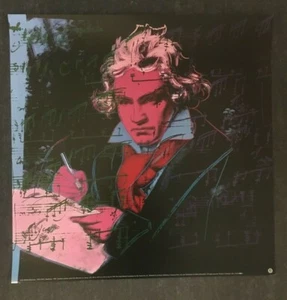 Andy Warhol -  Beethoven Red Face - 1992 - Offset Poster - Picture 1 of 9