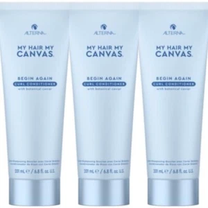 3 PACK! ALTERNA CAVIAR MY HAIR CANVAS BEGIN AGAIN CURL CONDITIONER 6.8 OZ CURLS - Picture 1 of 4