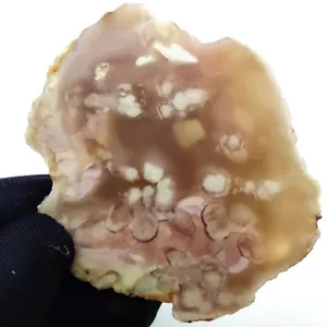44G losa mineral natural sin pulir flor de cerezo ágata forma libre 3316 - Imagen 1 de 12