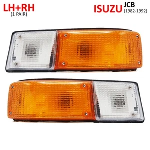 For Isuzu Jcm 195 Truck 1982 - 92 Front Corner Turn Signal Lamp Light Pair - Picture 1 of 11
