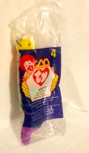 Vintage McDonalds Happy Meal Toy 1998 Ty Teenie Beanie Baby Inch Worm #4 NIP - Picture 1 of 4