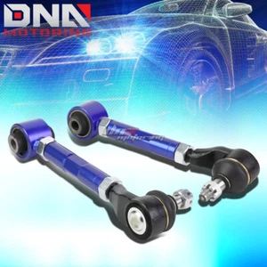 FOR 03-07 ACCORD/TSX CL7 CL9 BLUE ADJUSTABLE REAR CAMBER CONTROL SUSPENSION ARM - Picture 1 of 5